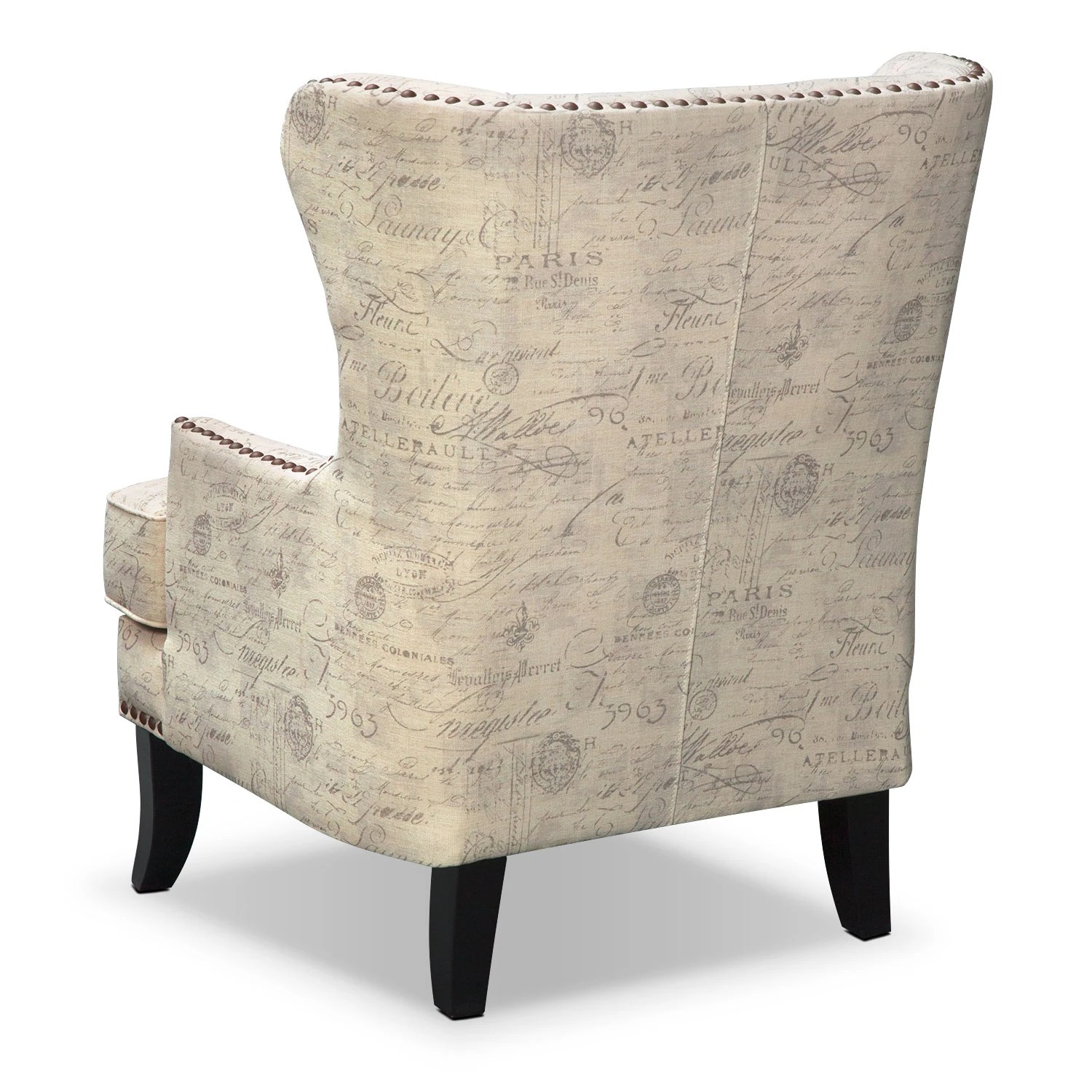 Black And Cream Accent Chairs Marseille Accent Chair Cream and Black Value City Furniture