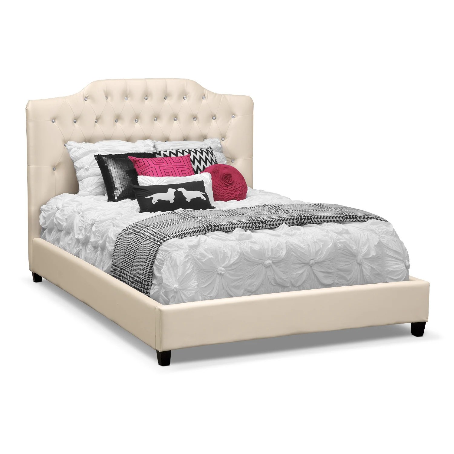 Valerie Pearl Full Bed Value City Furniture