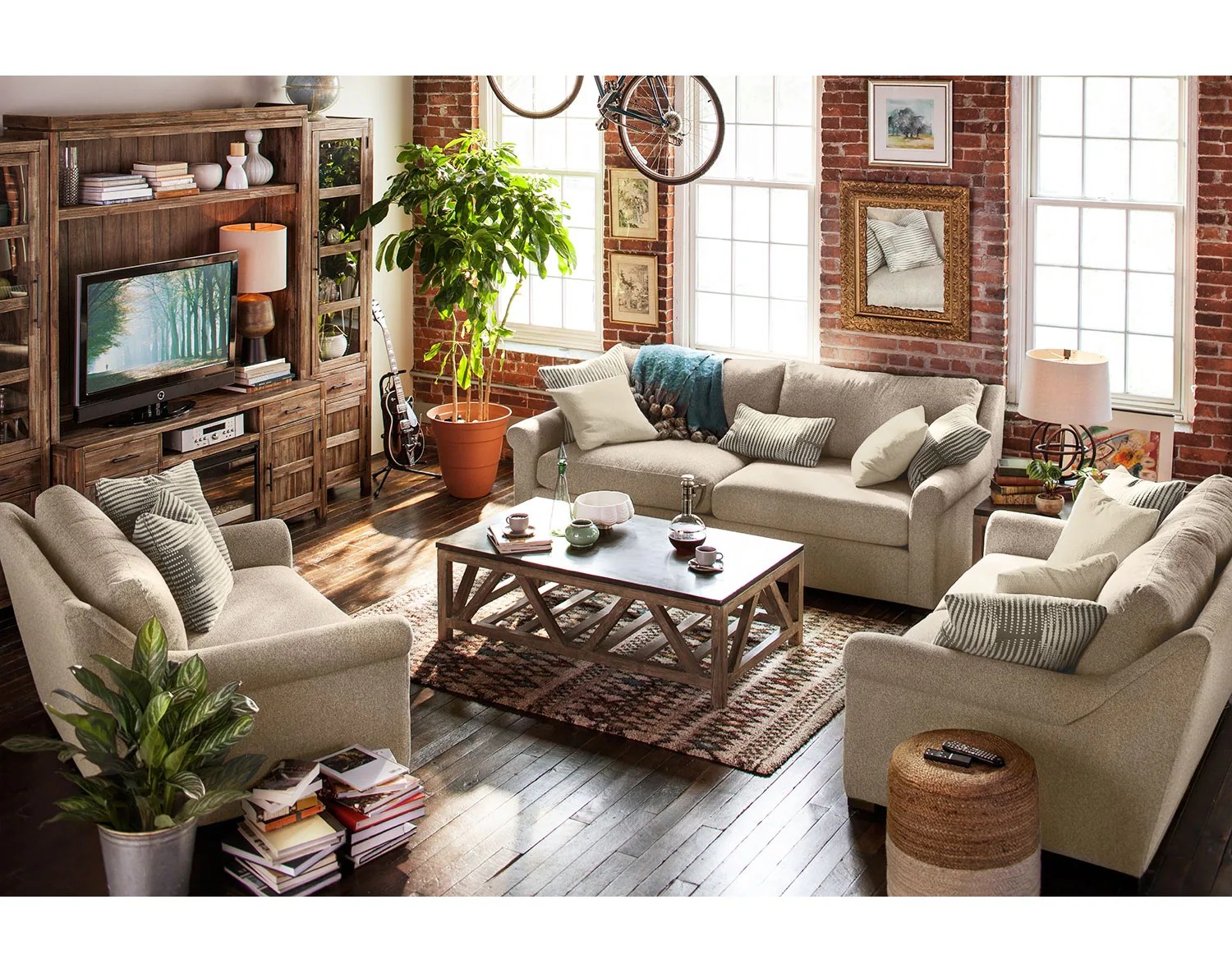 The Robertson Cumulus Living Room Collection American