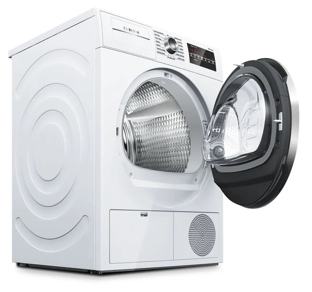 Bosch 800 Series 2.2 Cu. Ft. Compact Washer and 4.0 Cu. Ft