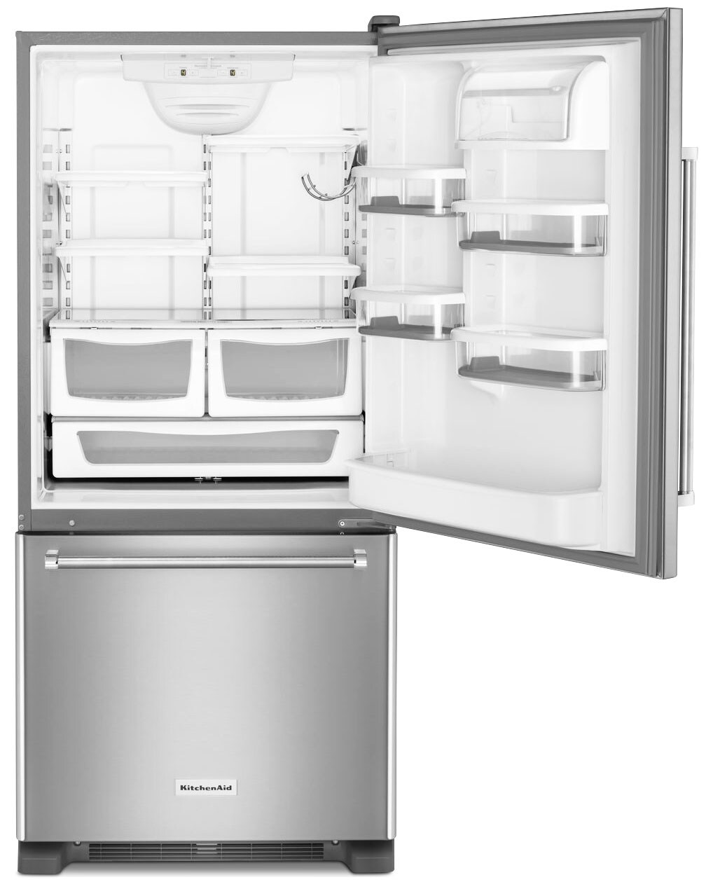 KitchenAid 19 Cu. Ft. BottomMount Refrigerator KRBR109ESS The Brick