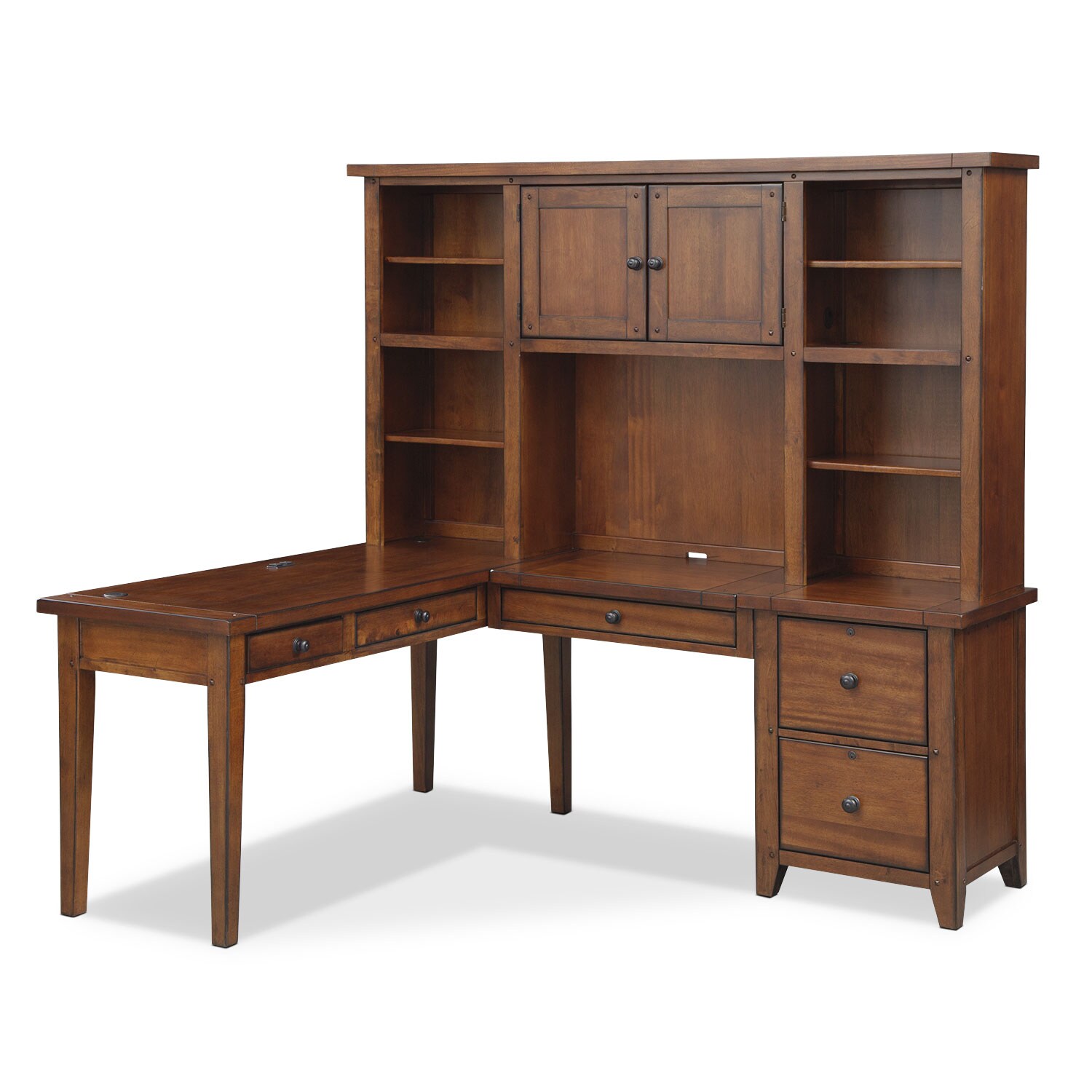L Shaped Desk With Hutch
