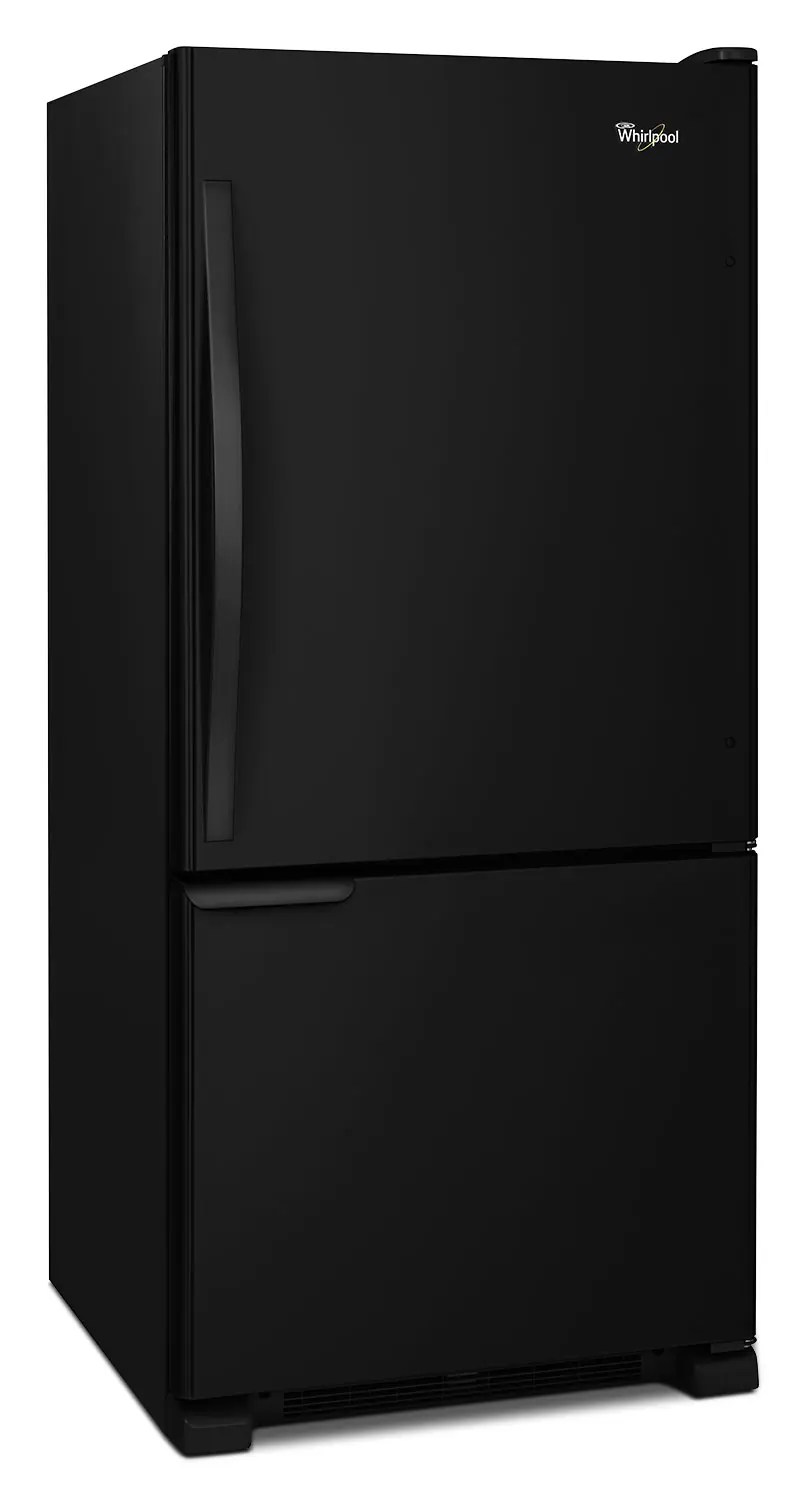 Whirlpool Black BottomFreezer Refrigerator (18.7 Cu. Ft.) WRB119WFBB