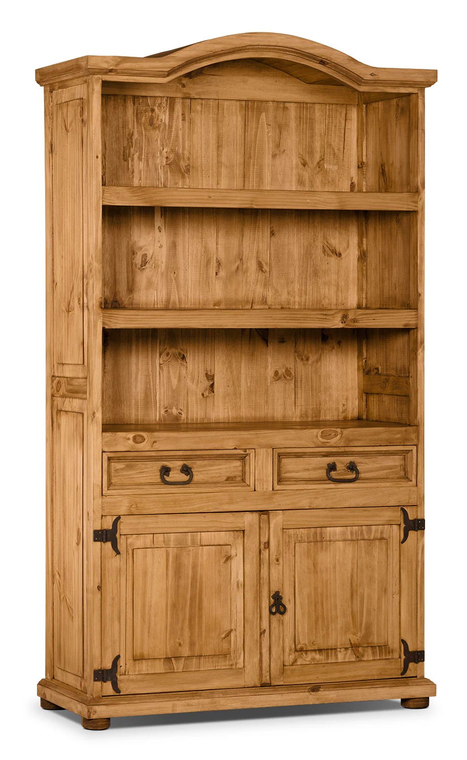 Santa Fe Rusticos Solid Pine Provenzal Bookcase The Brick