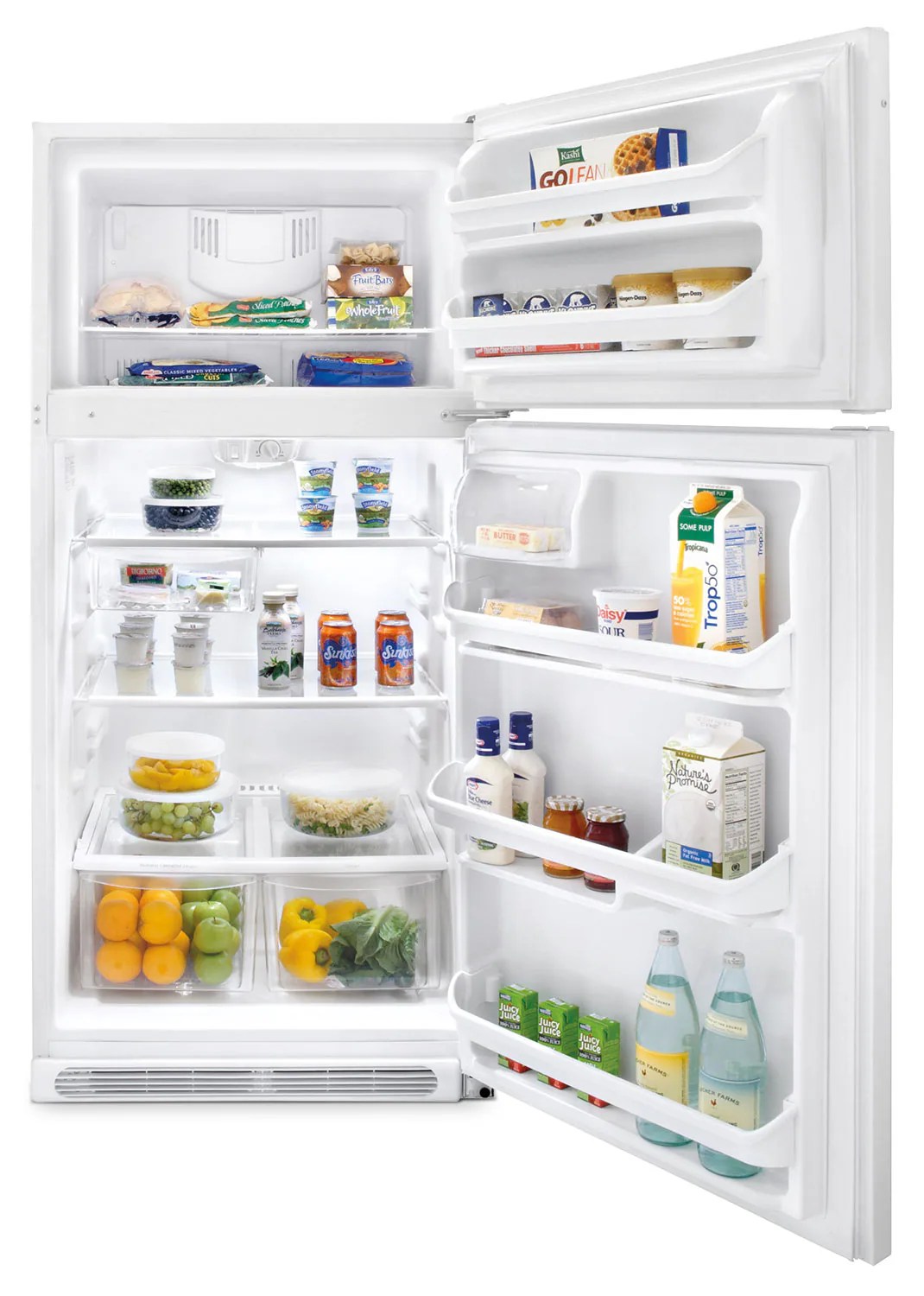Frigidaire White TopFreezer Refrigerator (18 Cu. Ft.) FFTR1821QW