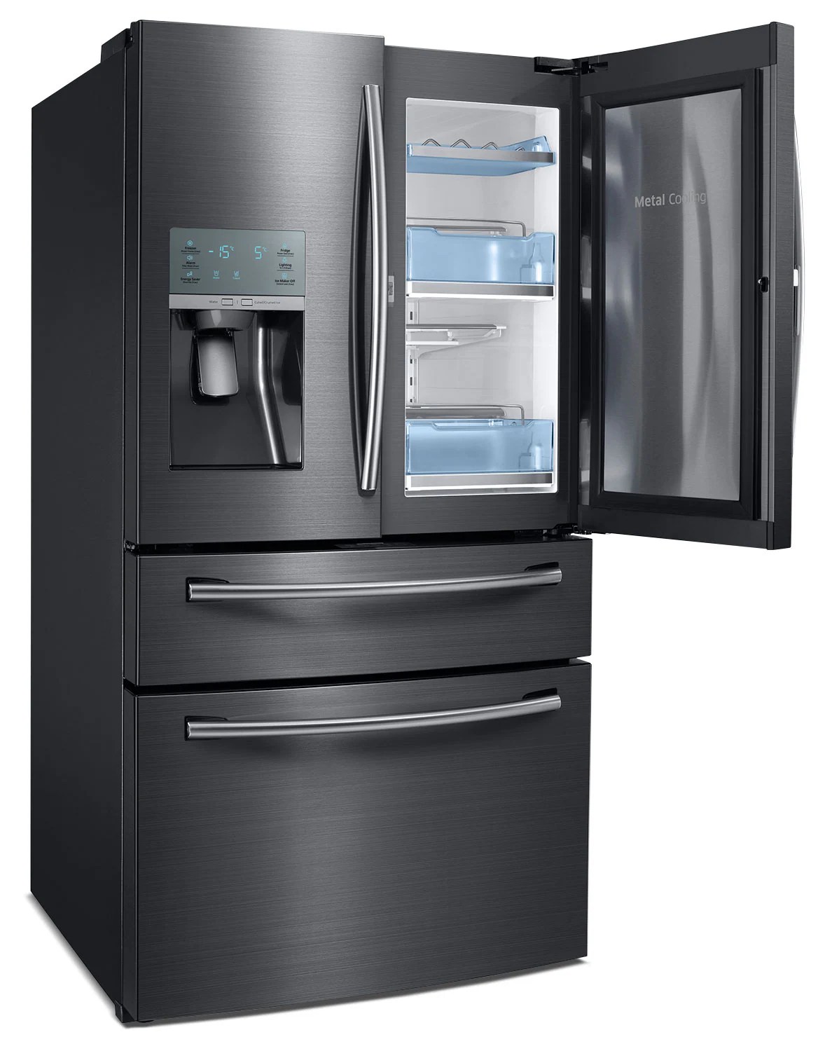 Samsung 27.8 Cu. Ft. FrenchDoor Refrigerator Black Stainless Steel