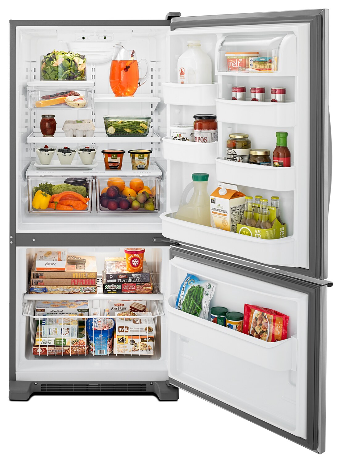 Whirlpool 19 Cu. Ft. BottomMount Refrigerator WRB119WFBM The Brick