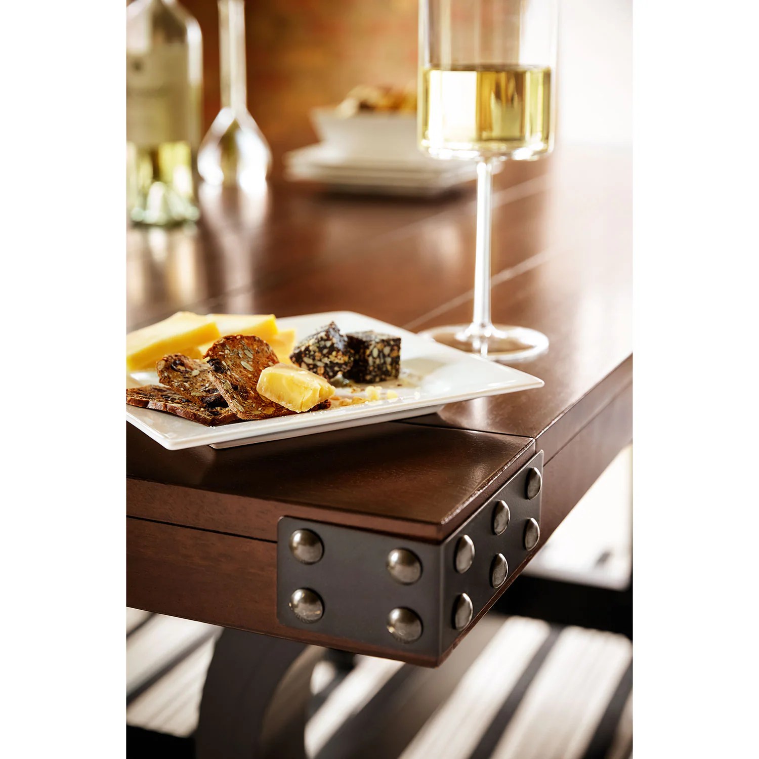 Newcastle CounterHeight Dining Table Mahogany American Signature