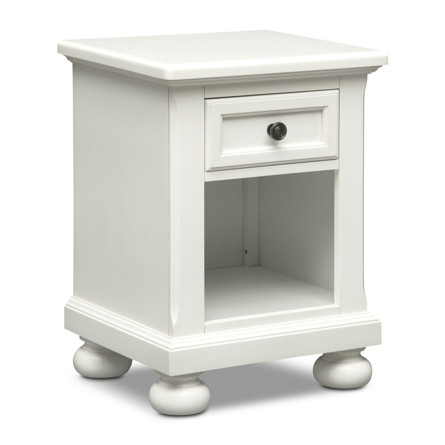 Hanover Youth Nightstand White Value City Furniture