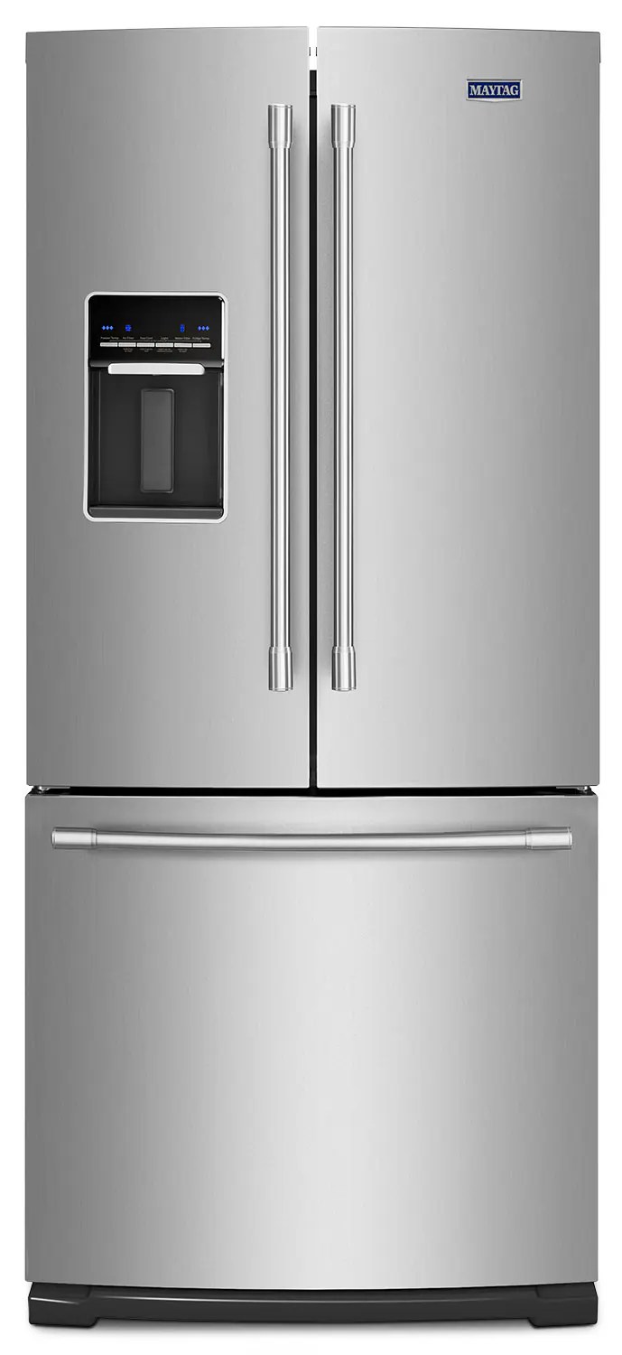 Maytag FingerprintResistant Stainless Steel French Door Refrigerator
