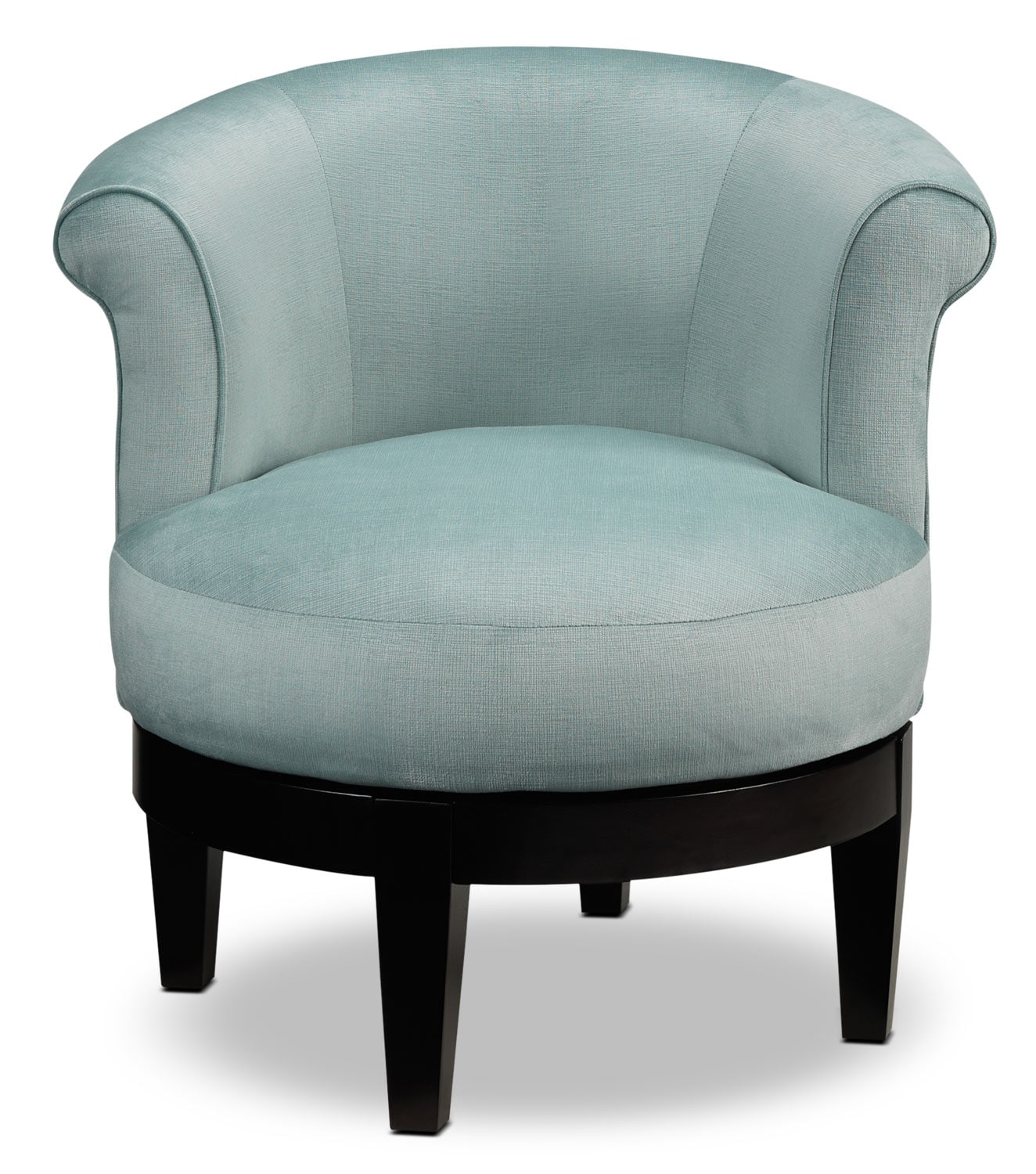 Attica Swivel Accent Chair Aqua Leon's