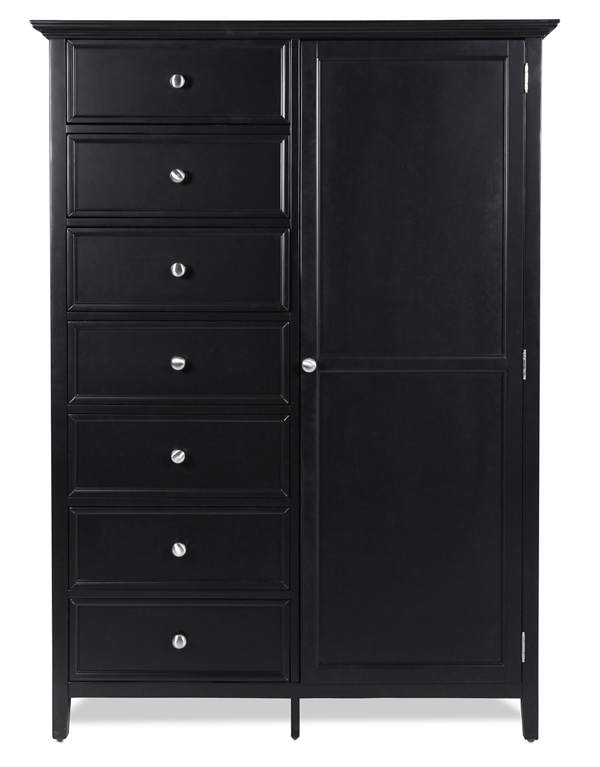 Ellsworth Gentleman's Chest Black Levin Furniture