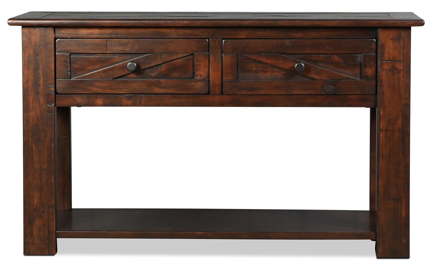 Fraser Sofa Table Rustic Pine Levin Furniture