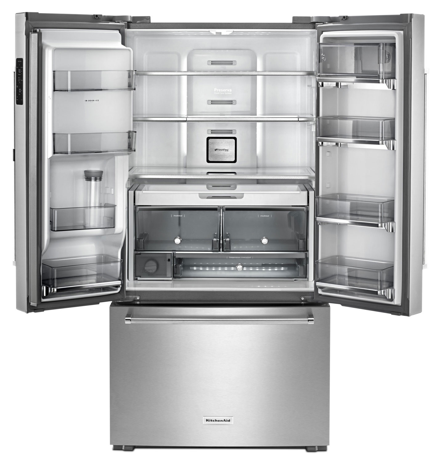 KitchenAid 23.8 Cu. Ft. FrenchDoor Refrigerator KRFC604FSS The Brick