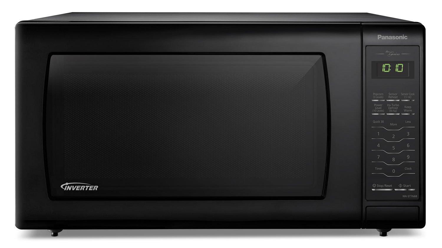 Panasonic Genius® 1.6 Cu. Ft. Countertop Microwave NNST766B The Brick