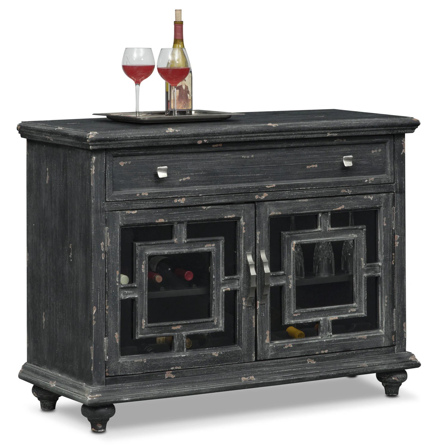 Regina Wine Black Value City Furniture