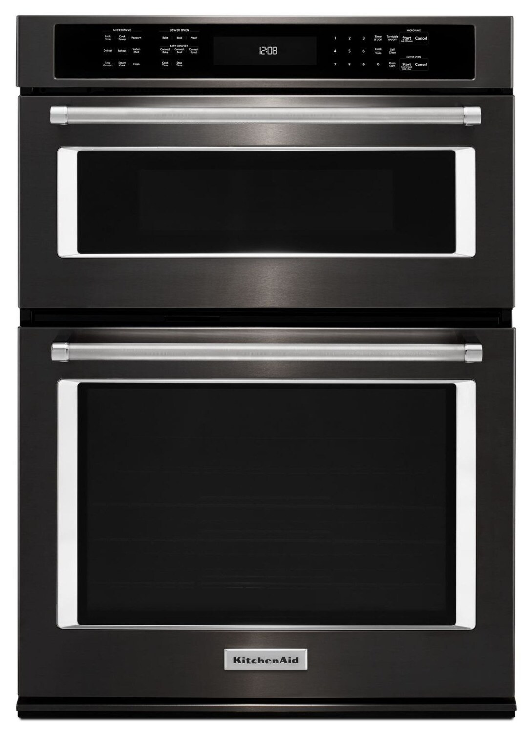 KitchenAid Black Stainless Steel Wall Oven (4.3 Cu.Ft.) w/ Microwave (1
