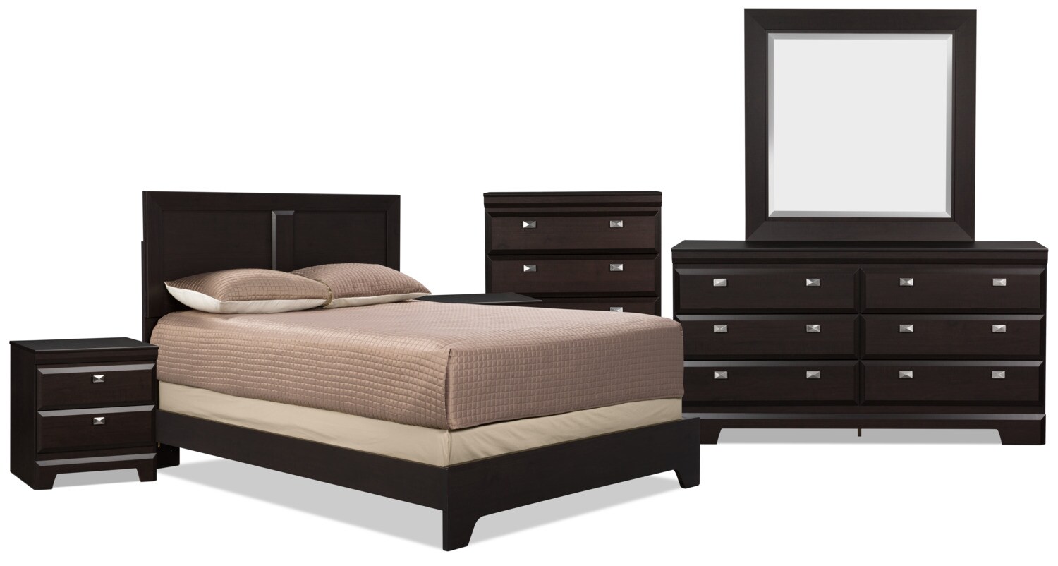 Yorkdale 8Piece King Bedroom Package The Brick