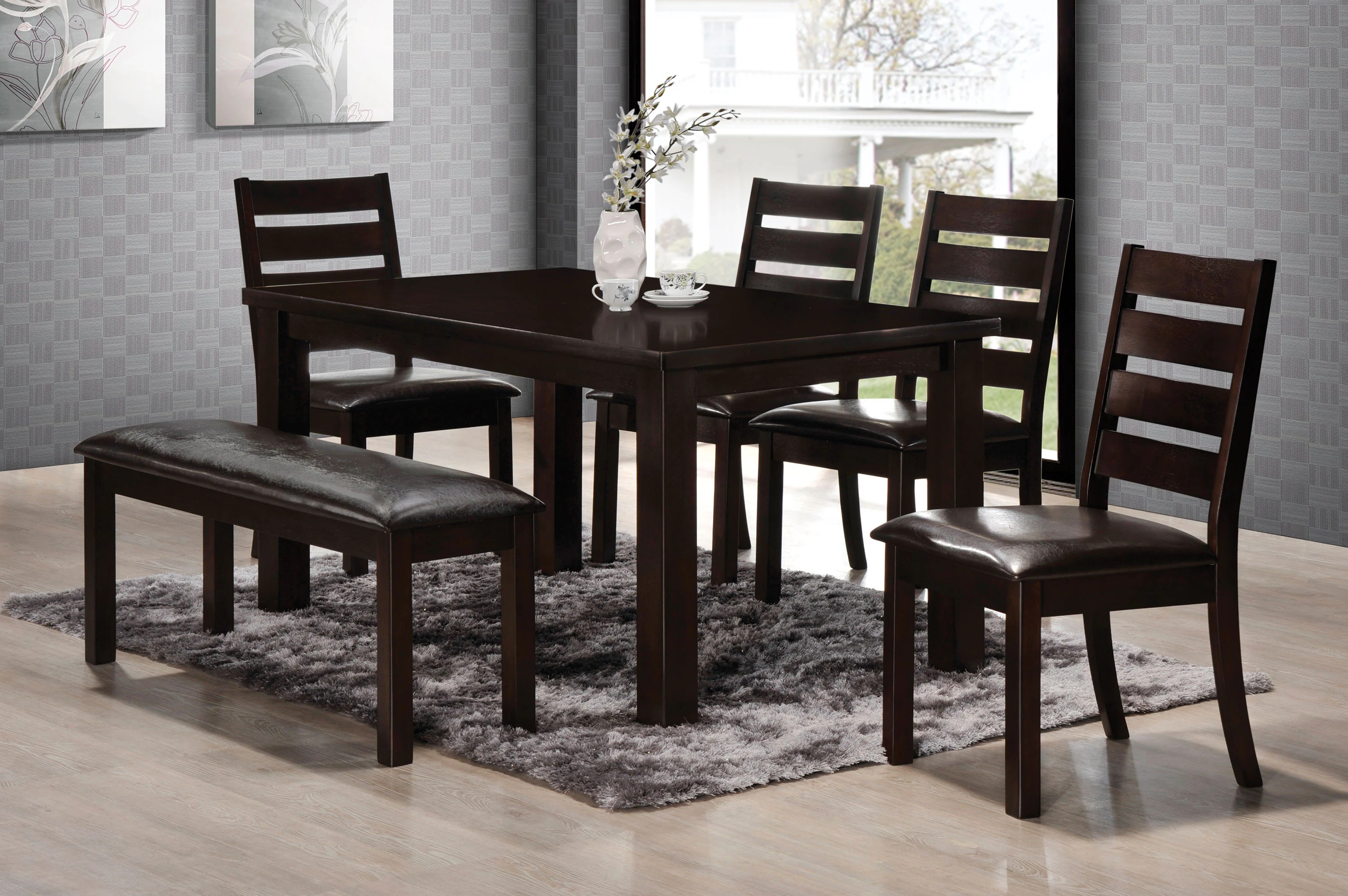 Cabot Cove Table and 4 Chairs Levin Furniture