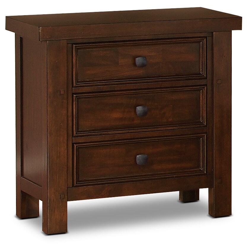 Sonoma Nightstand Dark Brown The Brick