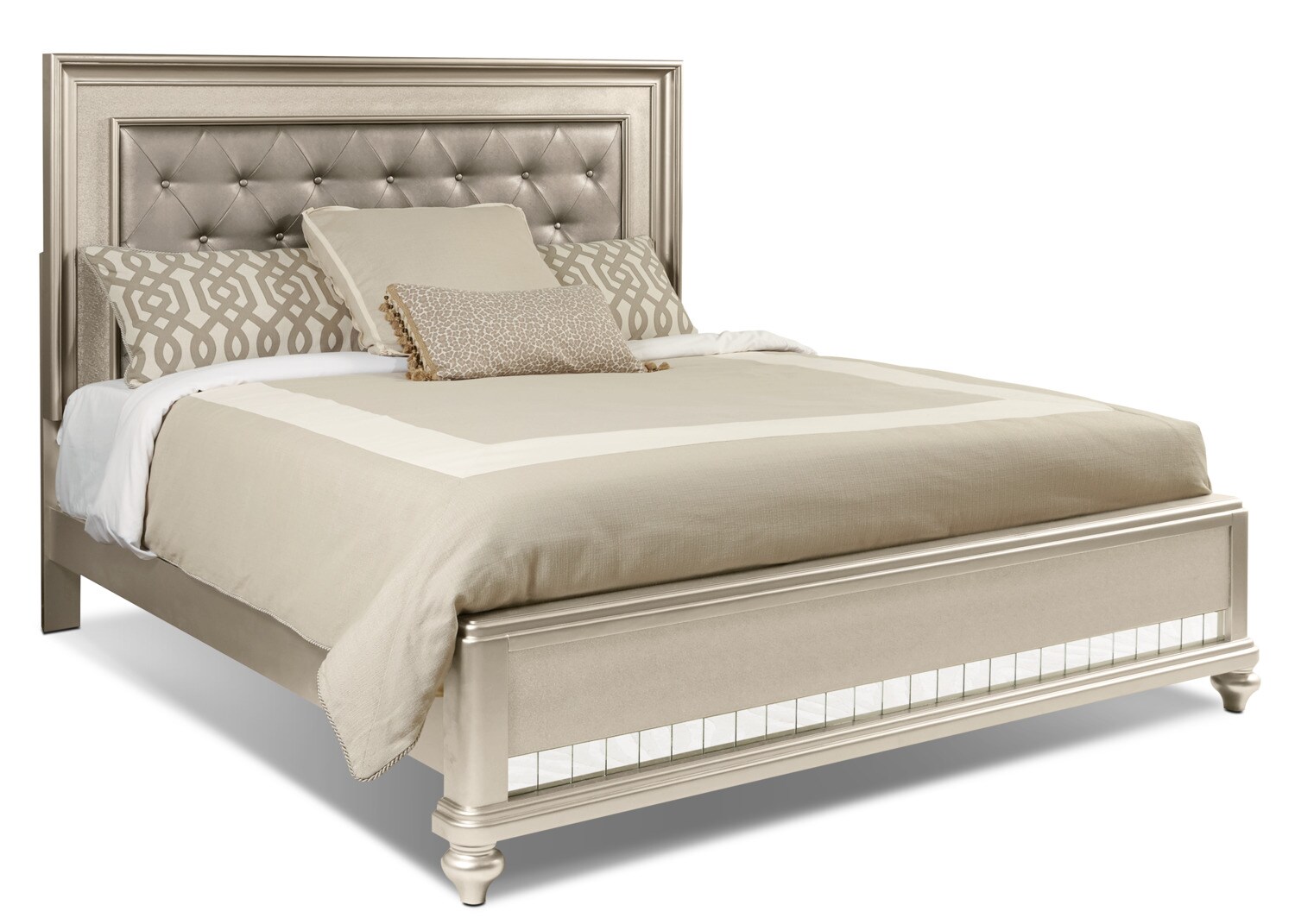 Diva Upholstered Queen Bed The Brick