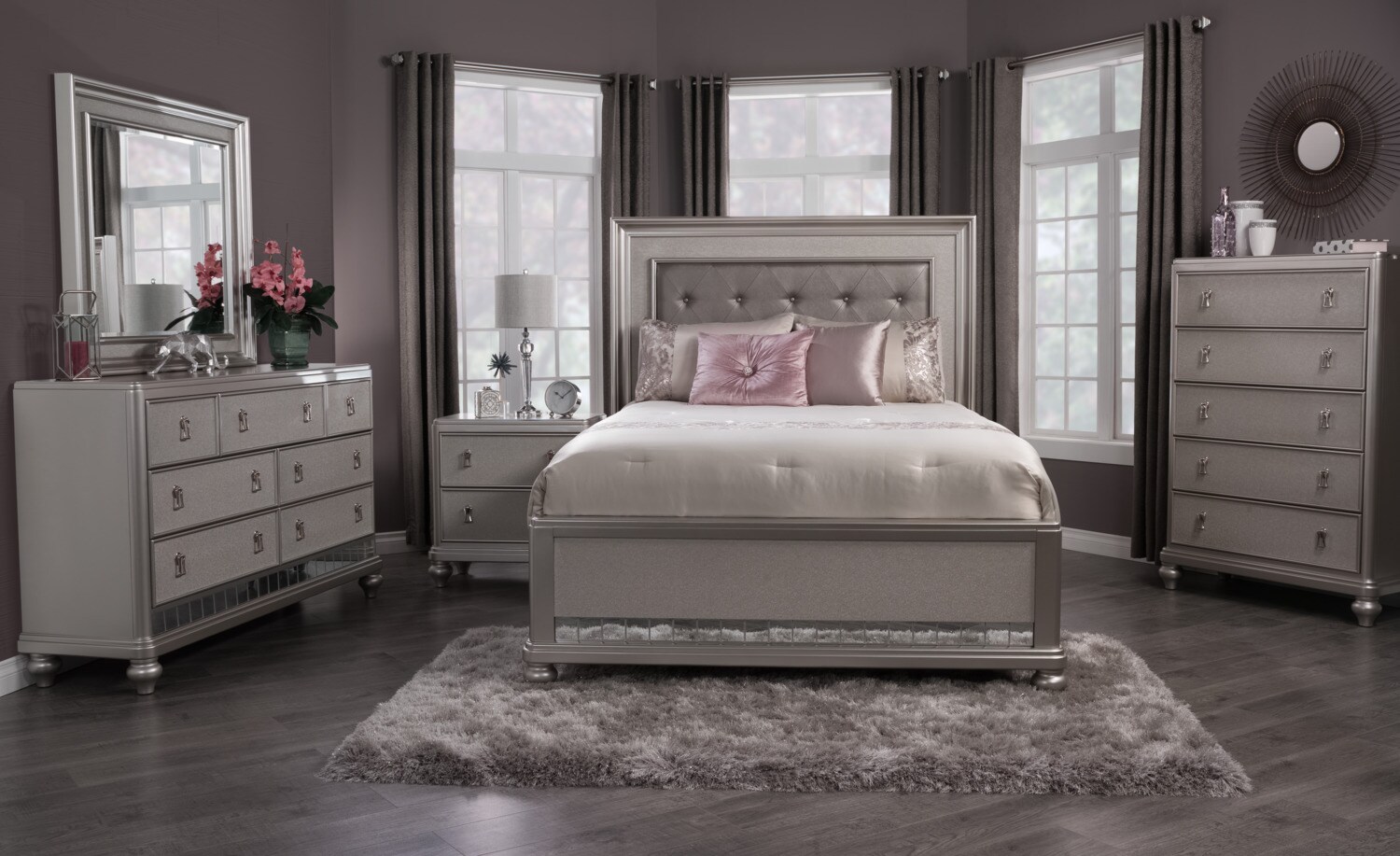 Diva 8Piece Queen Bedroom Package The Brick