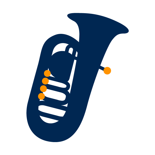 Tuba graphic high quality element