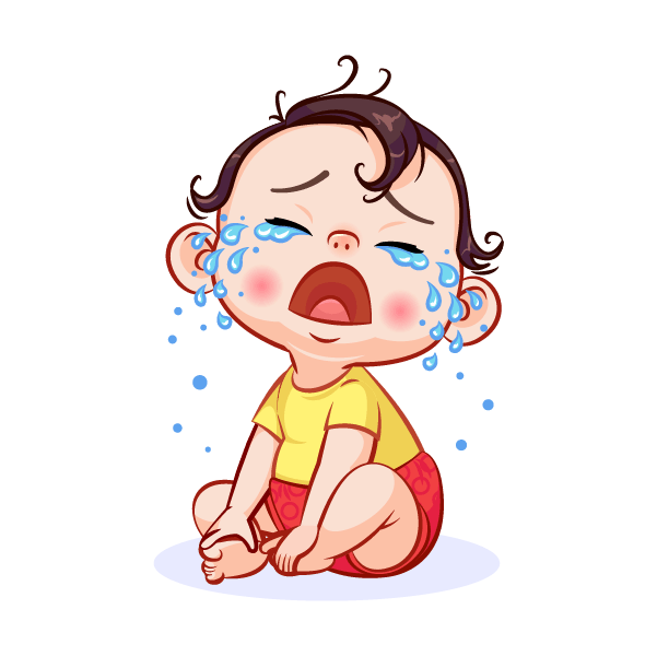 Crying baby high quality element