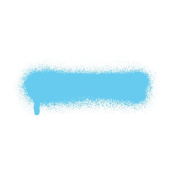 Thick blue spray paint high quality element