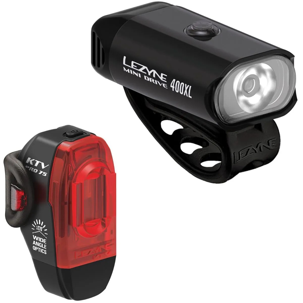 Lezyne Mini Drive 400/KTV Pro Light Set Accessories