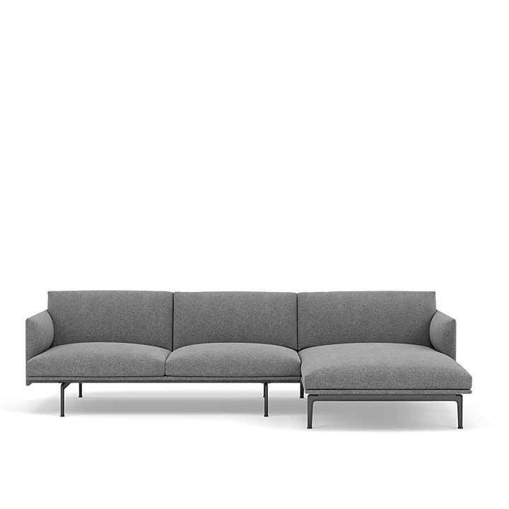 Outline Sofa Chaise Longue Extensive comfort in an elegant design