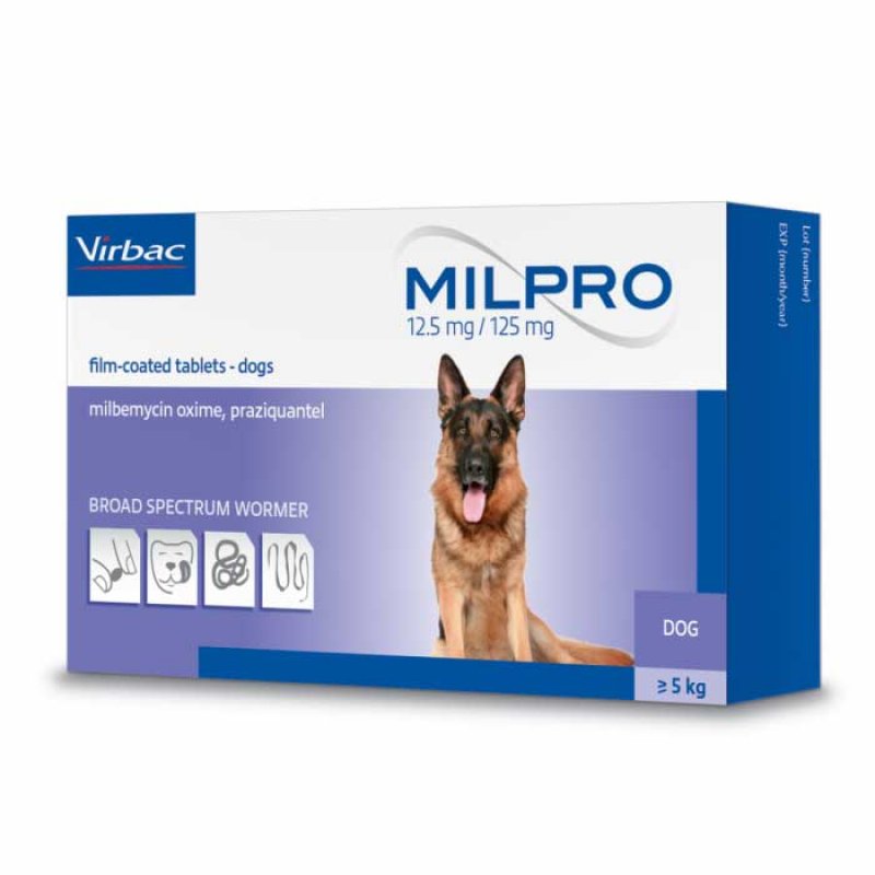 Virbac (Вирбак) Milpro Таблетки Мильпро противопаразитарный