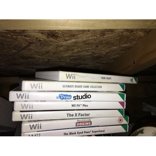 SELECTION OF FIVE WII GAMES