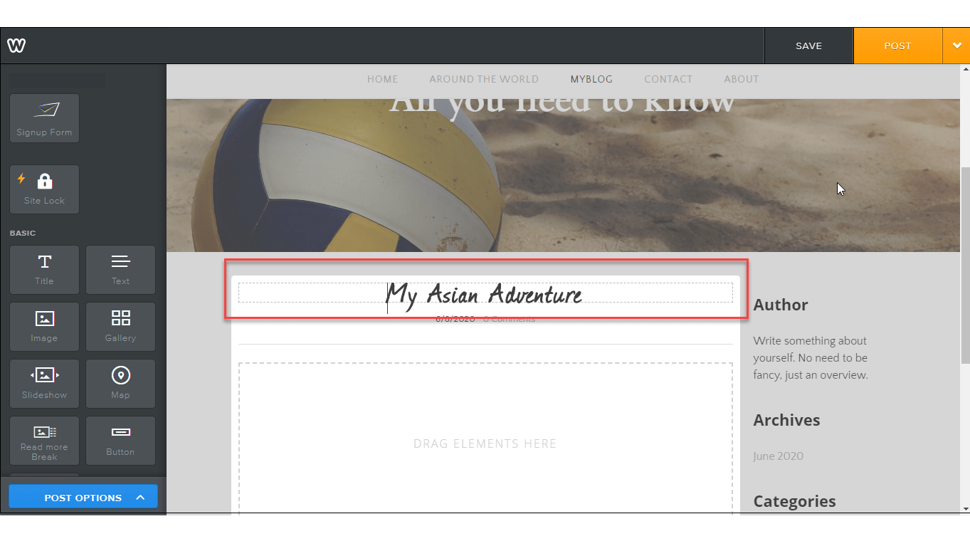 Weebly How to Add and Manage Blog Posts