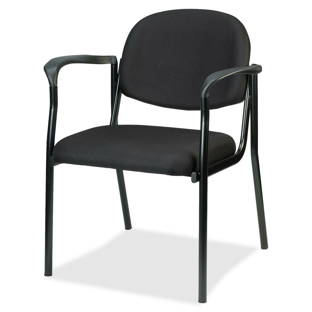 Eurotech dakota FS8011 Side Chair Black Seat Steel Frame 2