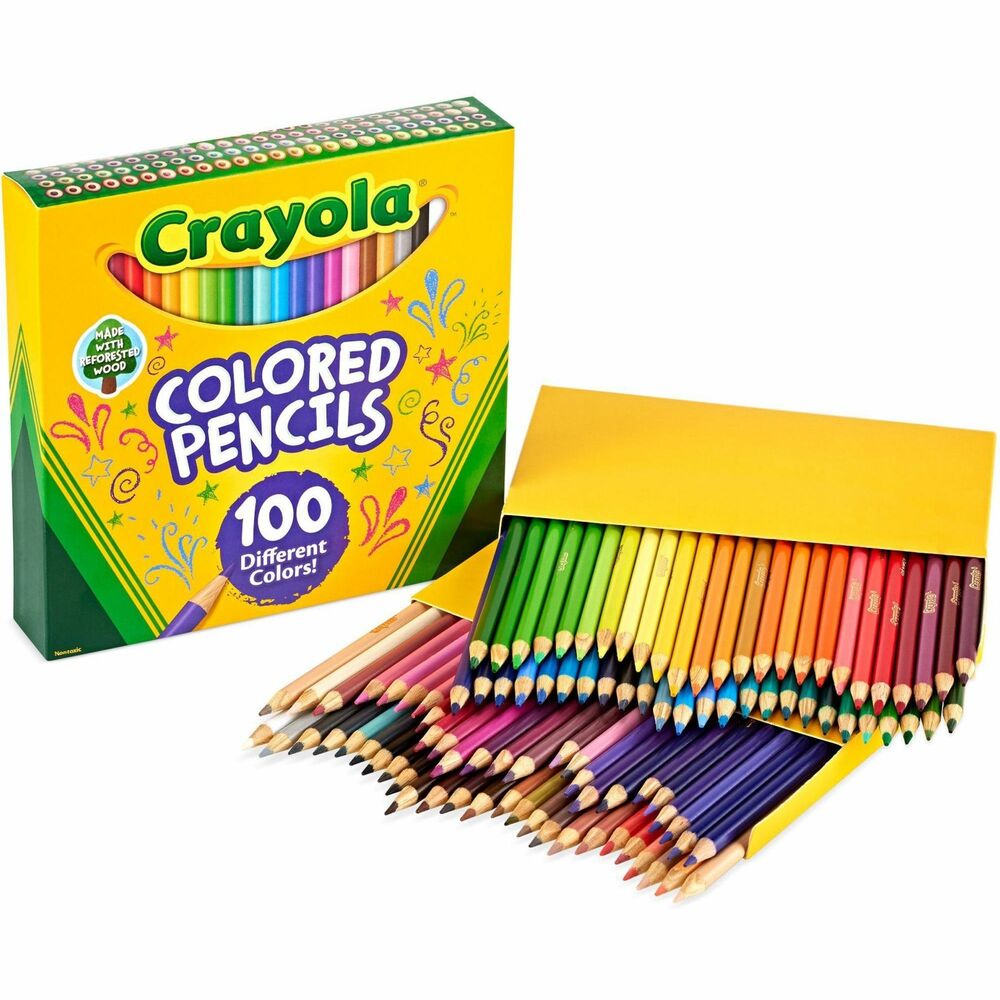 Crayola Colored Pencils Assorted Lead 100 / Set