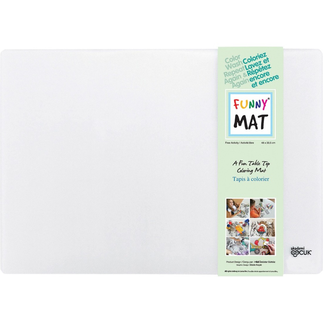 Funny Mat Drawing/Coloring Mat Coloring x 18.90" (480 mm)Width x 13.