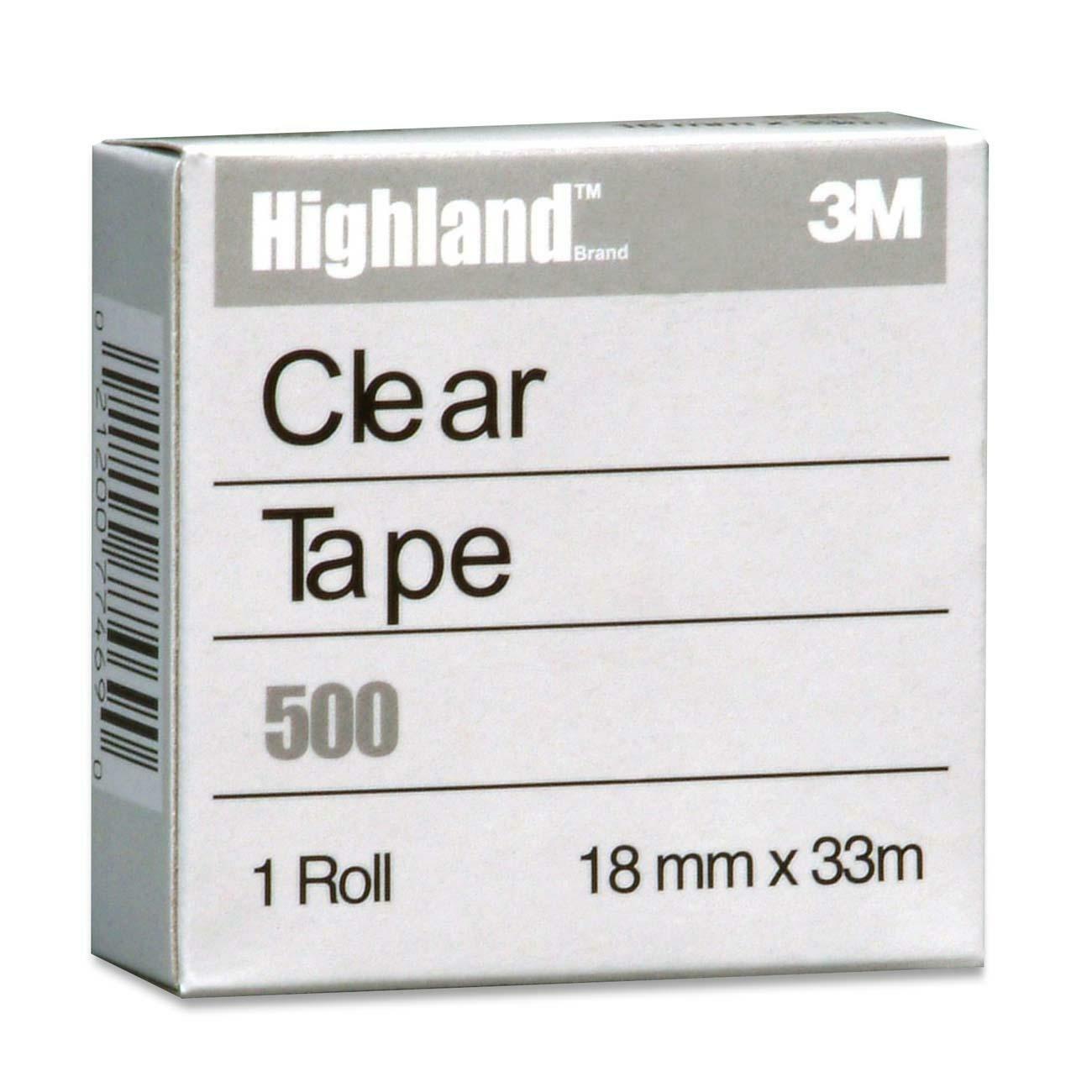 3M Highland Transparent Tape Canadian Office Supplies