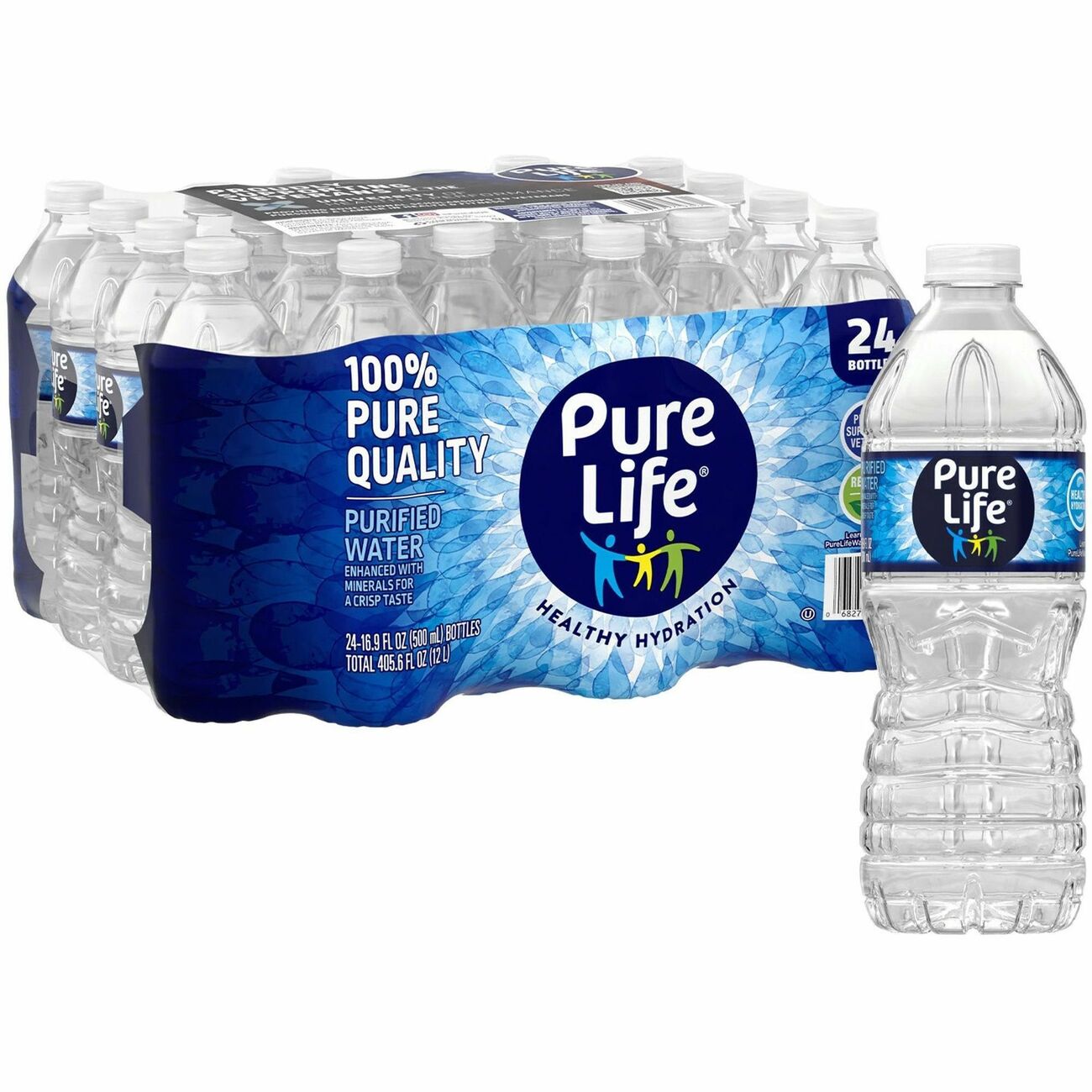 Pure Life Purified Bottled Water Advantage Office Products