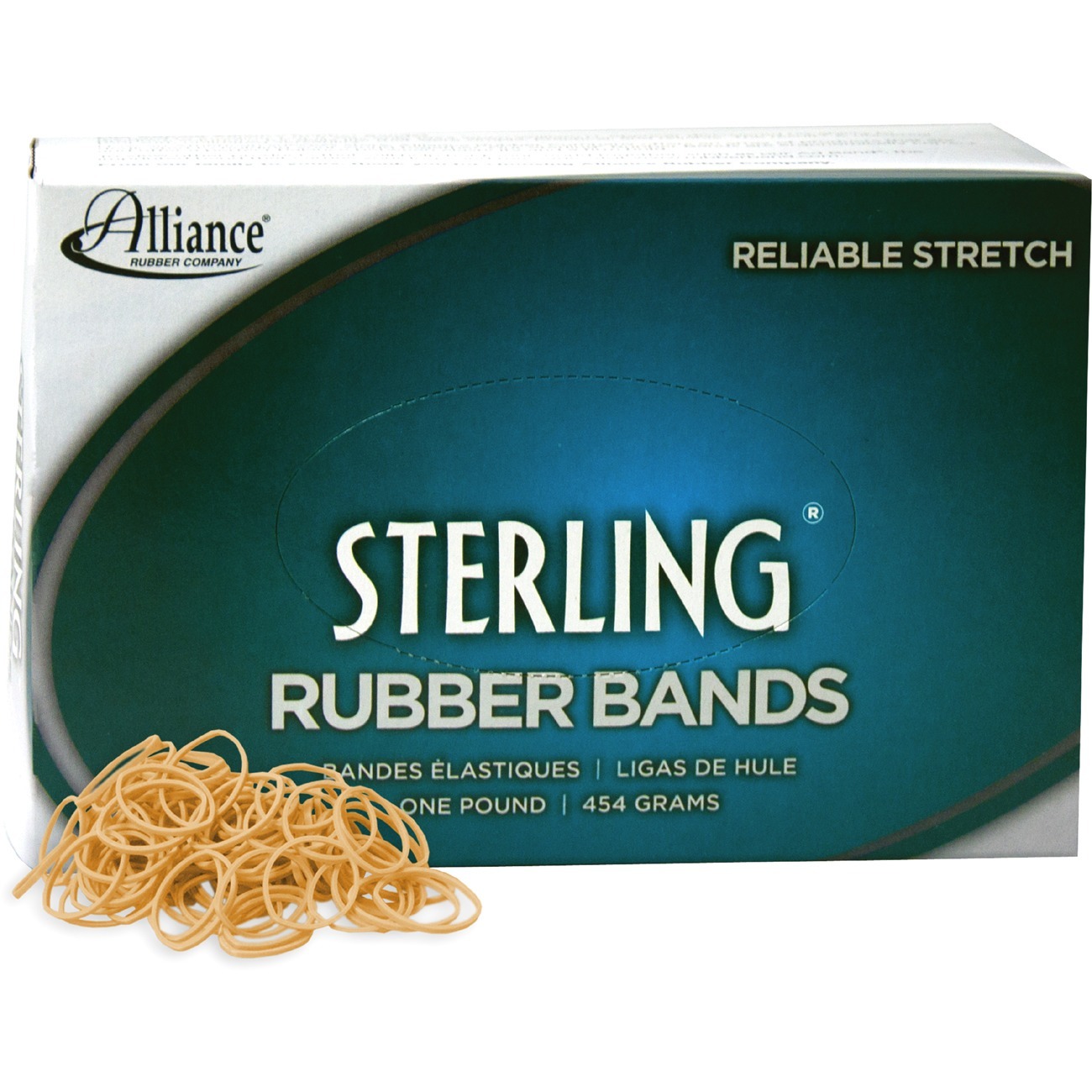 Alliance Rubber 24105 Sterling Rubber Bands Size 10 ALL24105