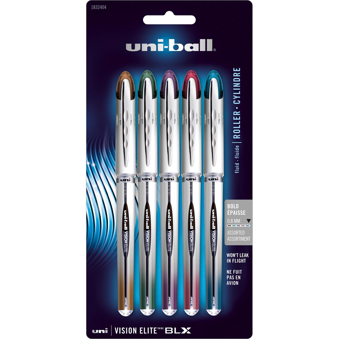 UniBall Vision Elite BLX Rollerball Pens SAN1832404