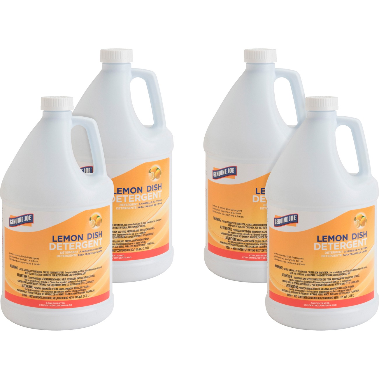 Genuine Joe Lemon Dish Detergent Gallon JD Office Products