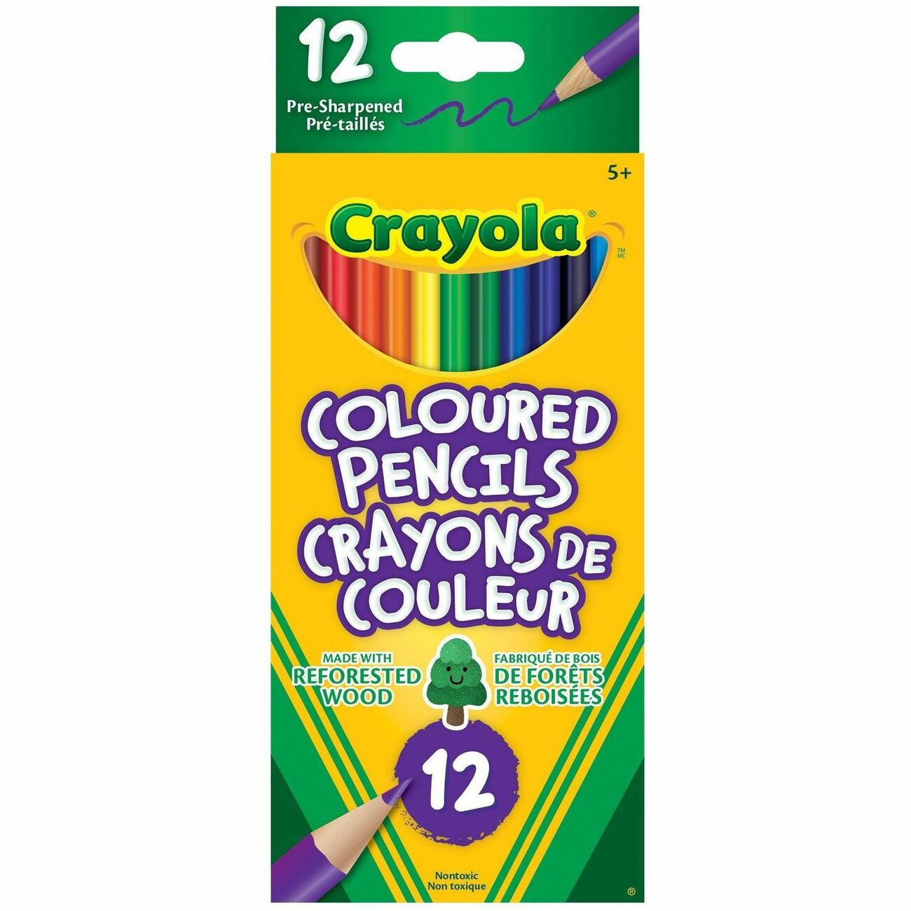 Crayola Colored Pencil Assorted Lead 12 / Box