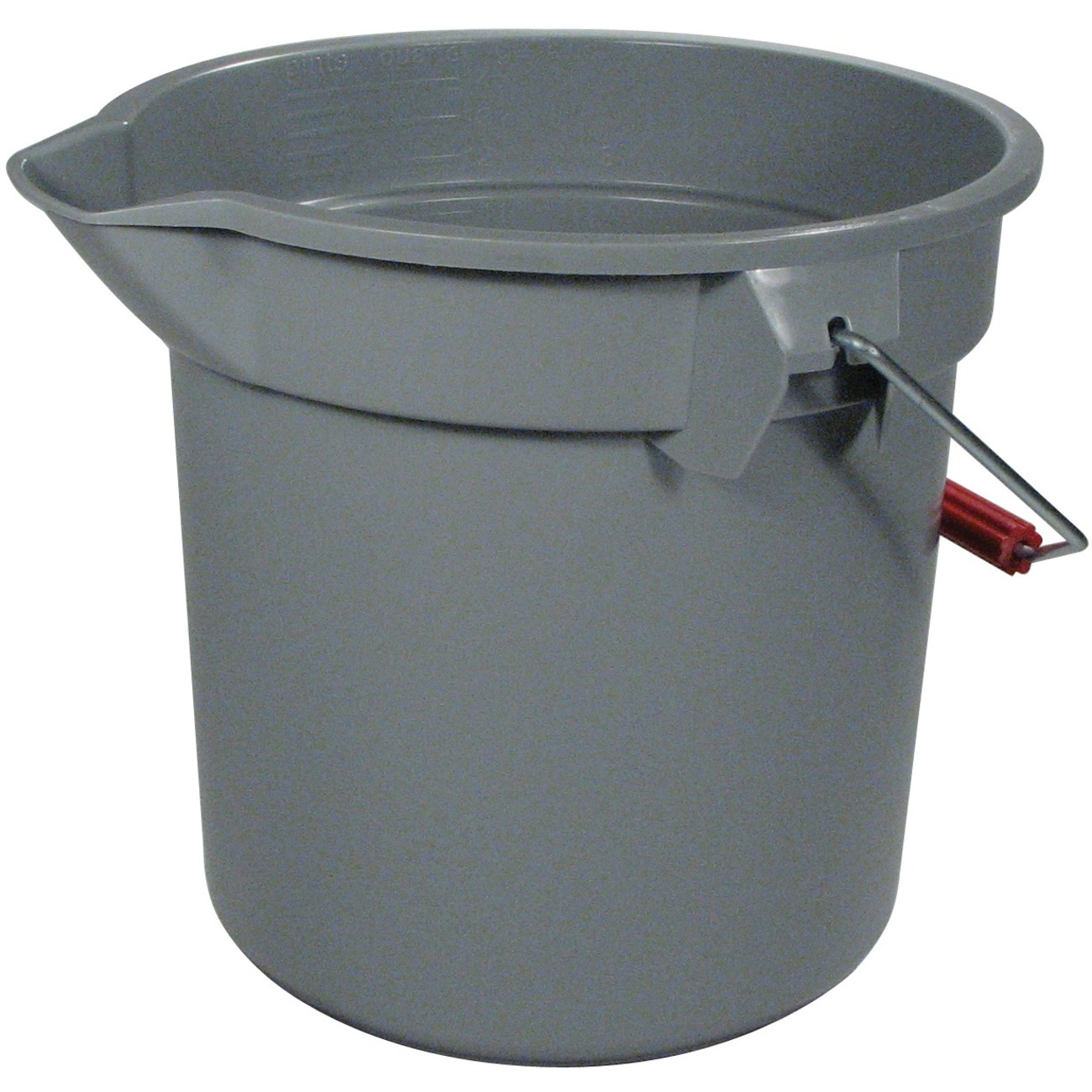Rubbermaid Brute Pail Bucket 13.20 L Graduated, Heavy Duty Gray