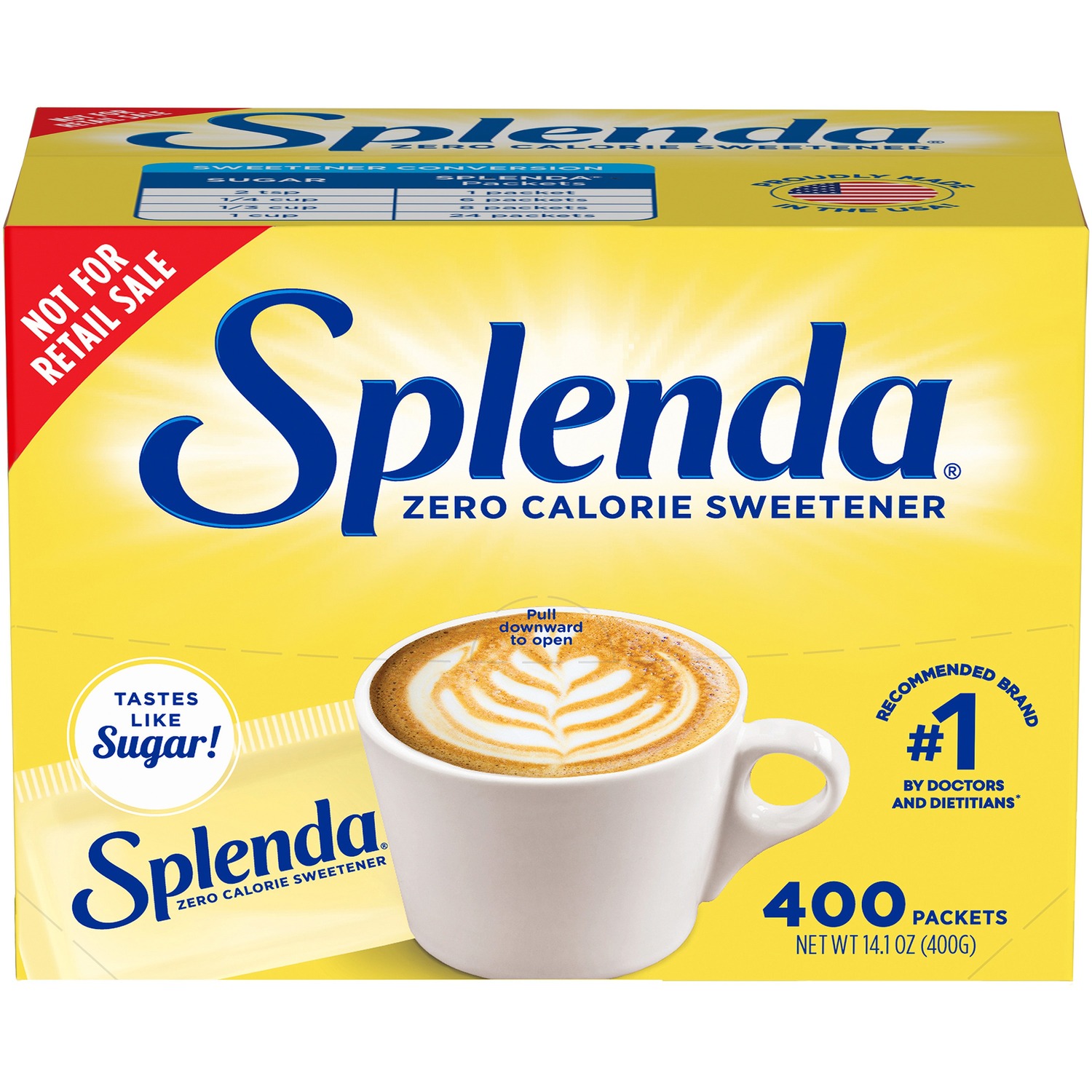 Splenda Singleserve Sweetener Packets Condiments McNeil