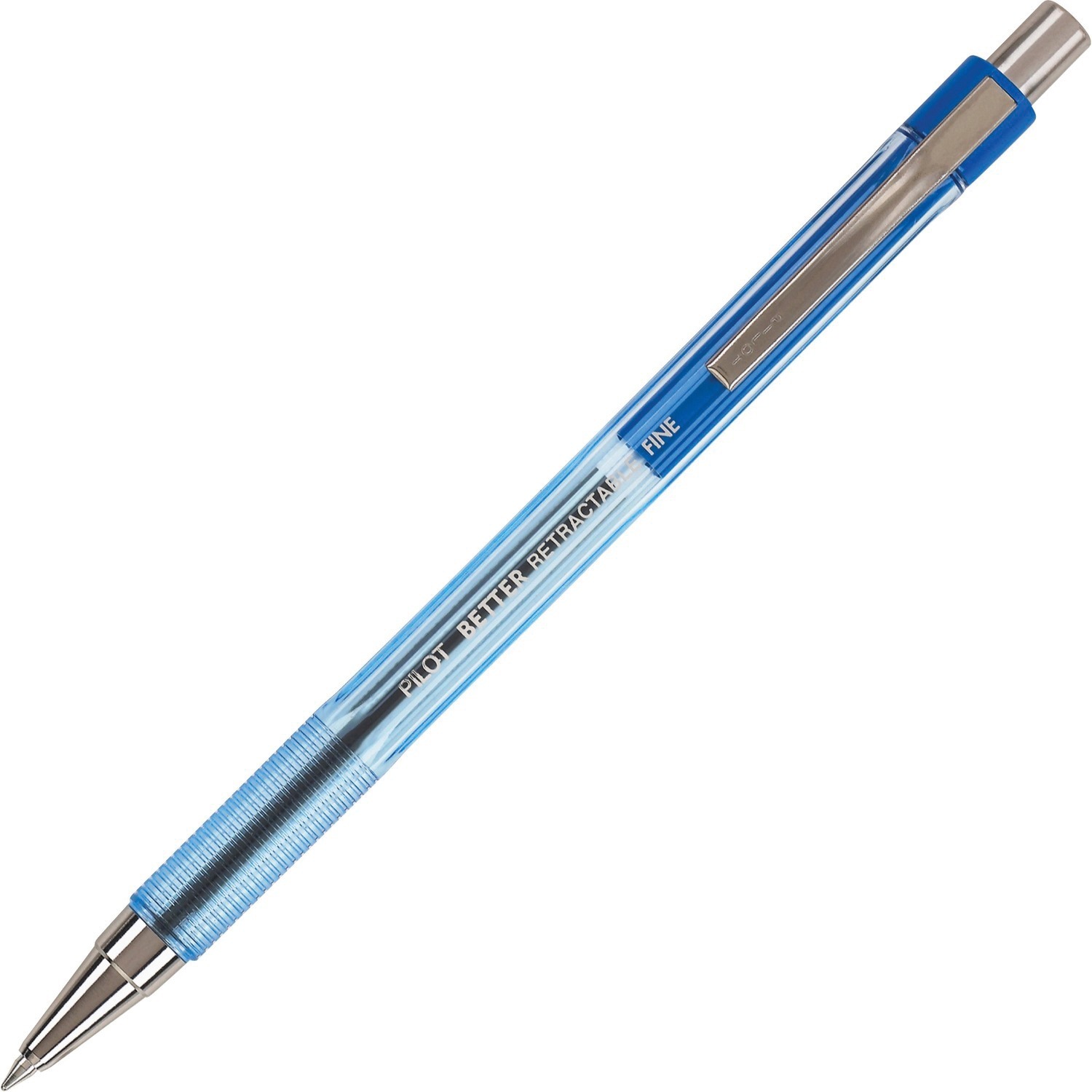 Better Ballpoint Pen Fine Pen Point Refillable Retractable Blue