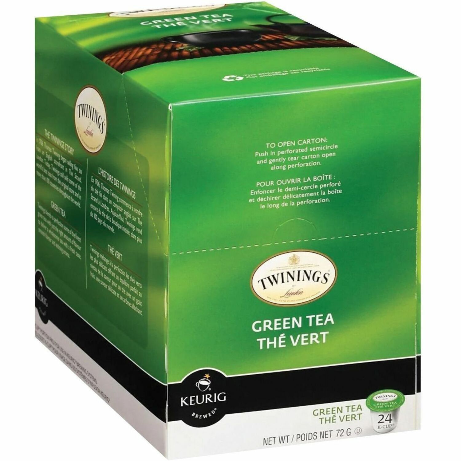 Vending Products of Canada Tea Green Tea 24 / Box Madill The
