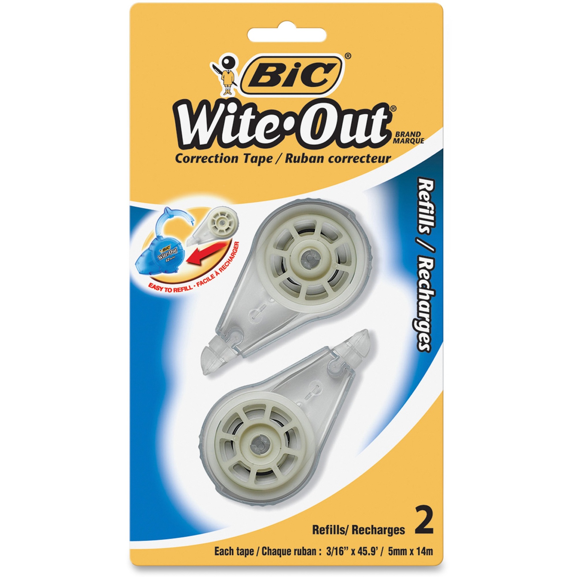 WiteOut Correction Tape Refill Cartridge Madill The Office Company