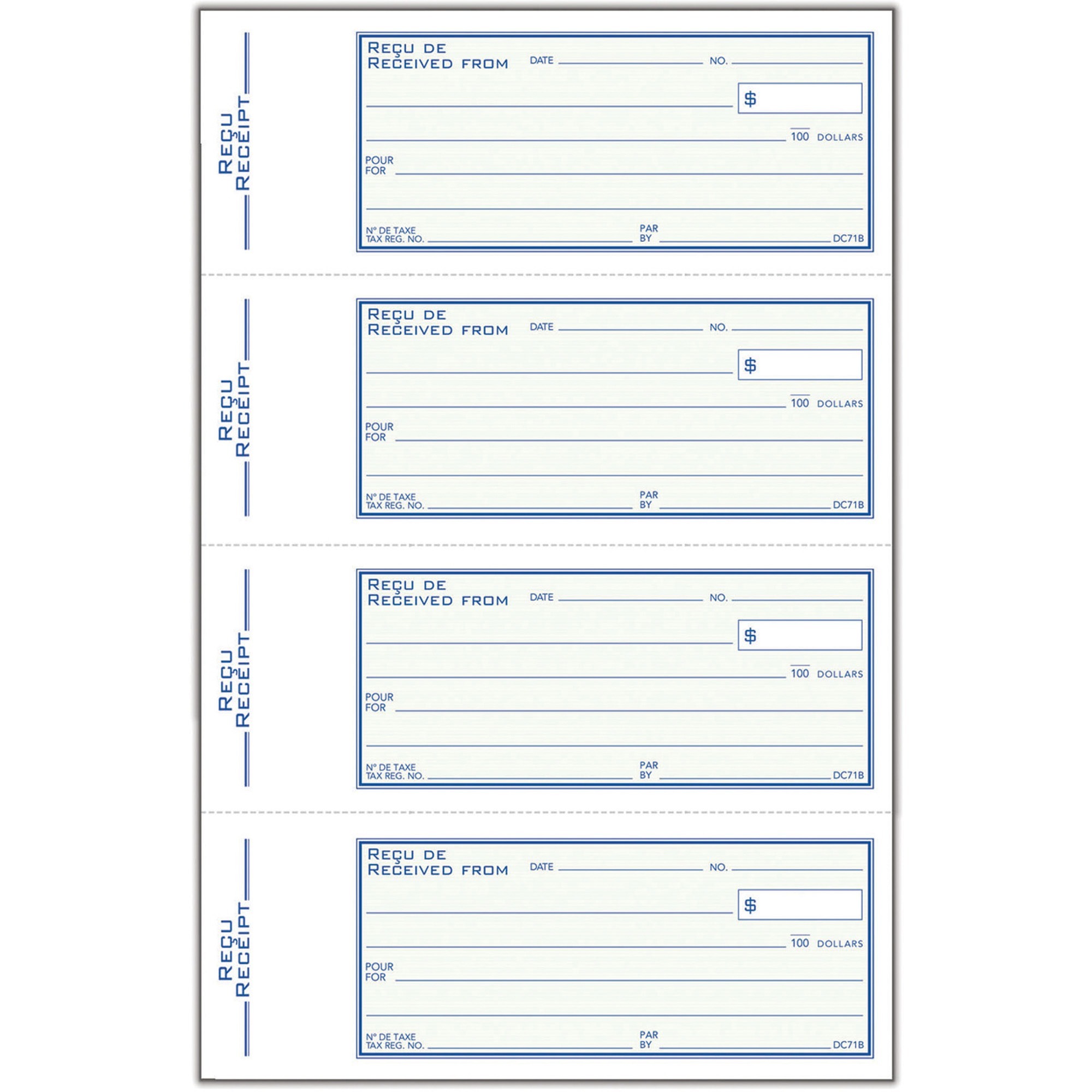 Adams Receipt Book Madill The Office Company