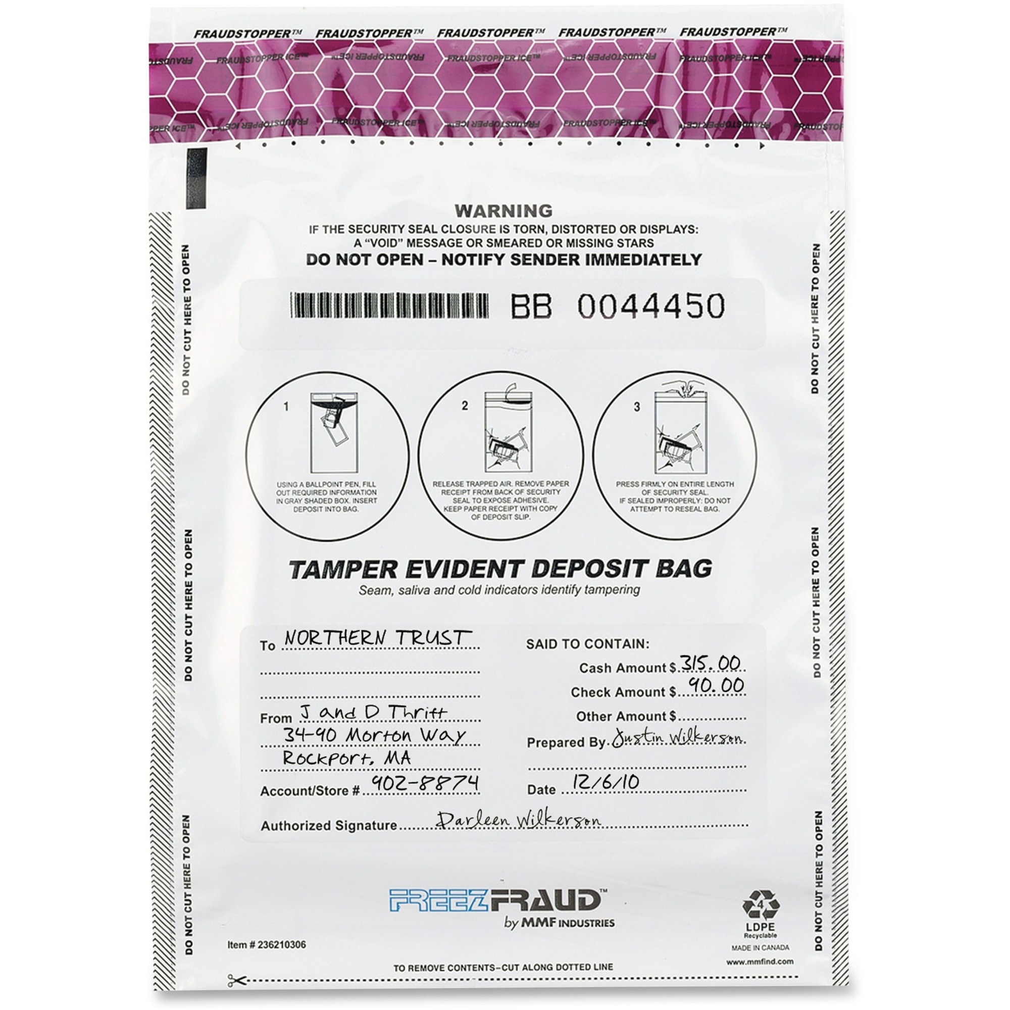 West Coast Office Supplies Office Supplies Cash Handling Cash